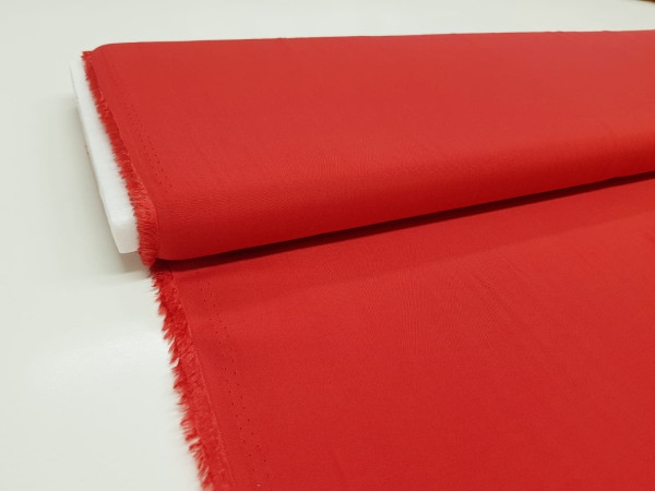 Viskozna tkanina, lahka,padajoča,enobarvna- rdeča barva