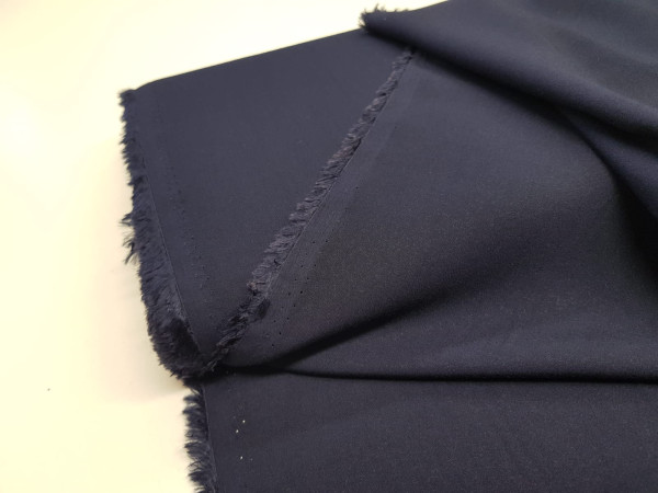 Viskozna tkanina, lahka,padajoča,enobarvna- temno modra