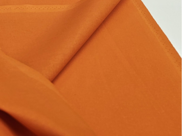 Bombažno platno, poplin - zelo kvalitetno bombažno platno, oranžna barva