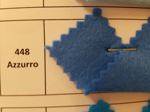 Filc 1,5 mm azurno modra