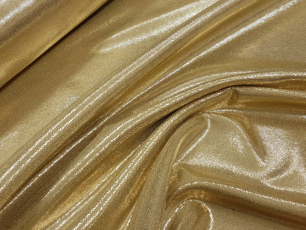 Lycra Honey-zlata z zlatim nanosom 