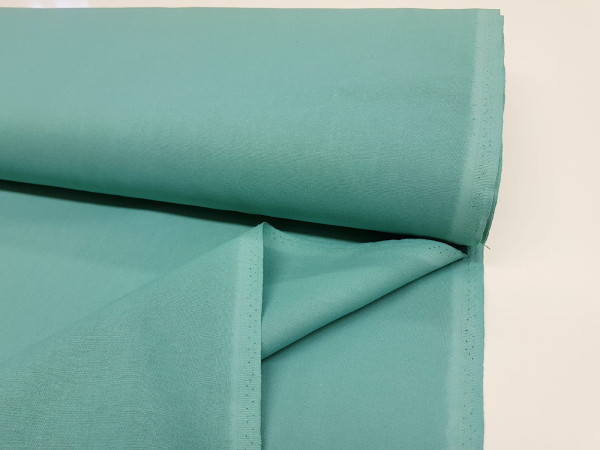 Bombažno platno, poplin - zelo kvalitetno bombažno platno hladna mint barva