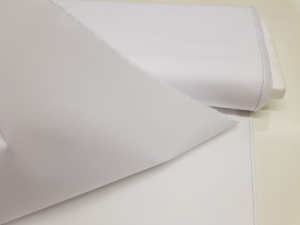 Bombažni popelin- NO IRON, bela