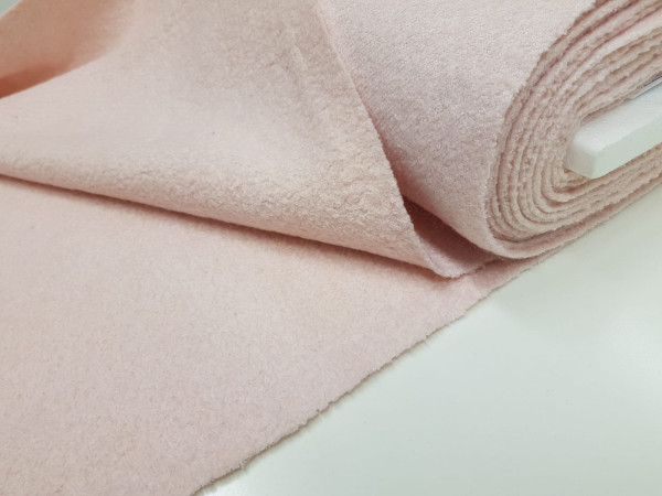 Kuhana volna,boucle,bukle- NOVO JESEN-ZIMA 2023,baby roza,  MEŠANICA volna,poliester*