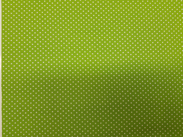 Bombažno platno-2 mm pike zelene z belimi
