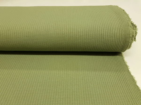 Bombažni jersey, vafel- temna salvija