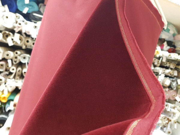 Žamet gladek - bordo