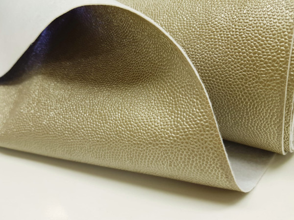 Umetno usnje v barvi staro zlato