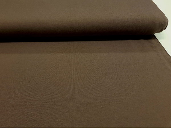 Jersey, bombažni-čokoladno rjava