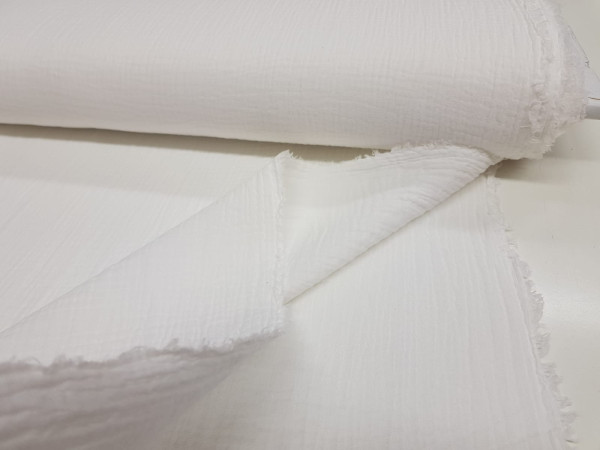 TETRA tkanina, dvoslojna, bela barva