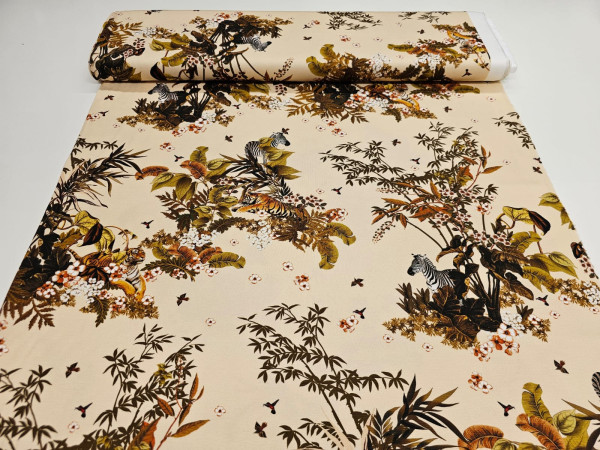 Težji, kompaktni jersey- afriške živali na topli smetana osnovi