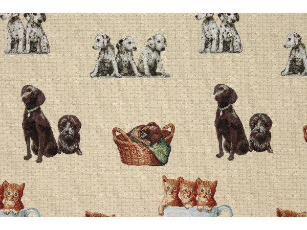 Dekor gobelin - mucki in kužki