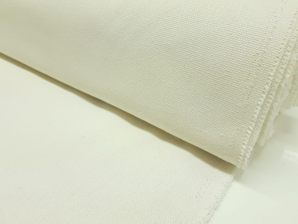Bombažno platno, kompaktnejše- Panama oxford, smetana, natur barva, širina 140cm