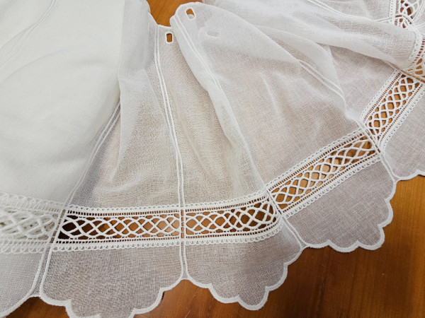 Zavesa 45 cm- prepletena bordura