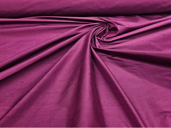 Svila, šantung, silk, dupion- srednje vijolična barva