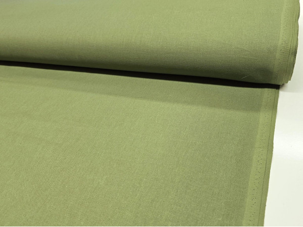 Bombažno platno, poplin - kaki barva