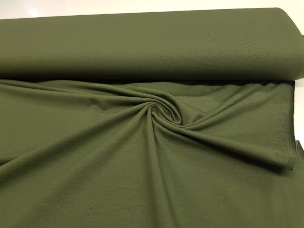 Jersey, bombažni-zelo lepa vojaško zelena barva