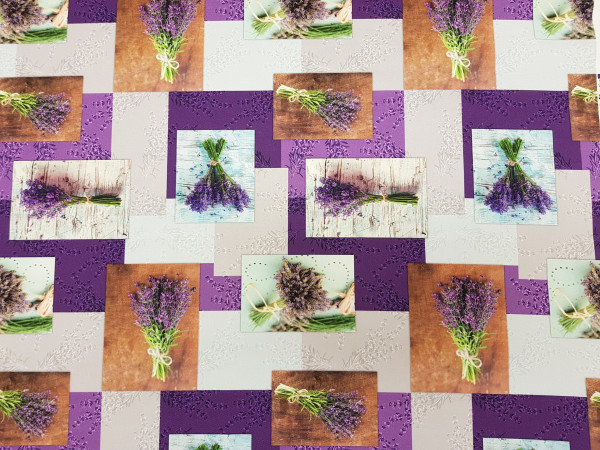 Dekor cvetlični- sivka