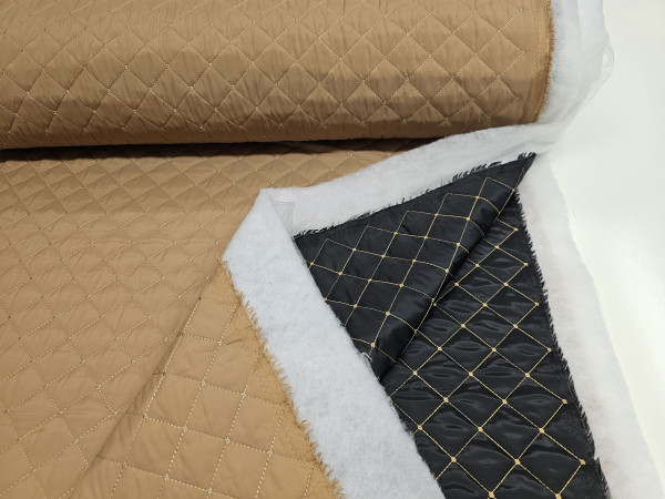 Prešita tkanina,vatirana,preštepanka- kamelja