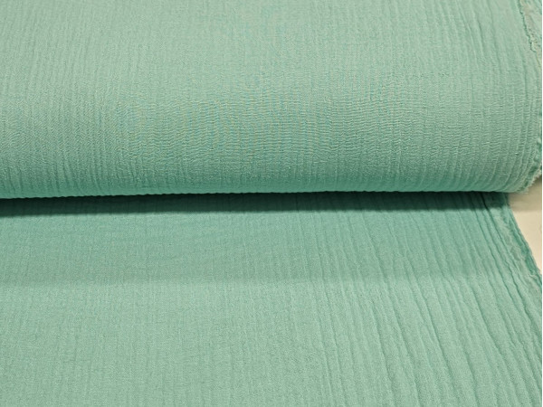 TETRA tkanina, dvoslojna- zelo lepa turkizno mint