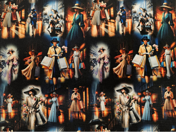 Outdoor waterproof - inpregniran, vodoodbojen, modna revija, VEČ VZORCEV NA POVEZAVI