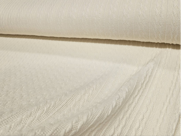 Pletenina- vzorec kitke, smetana osnova