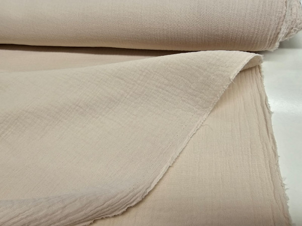 NOVA TETRA CREP, tkanina, dvoslojna tetra - puder beige