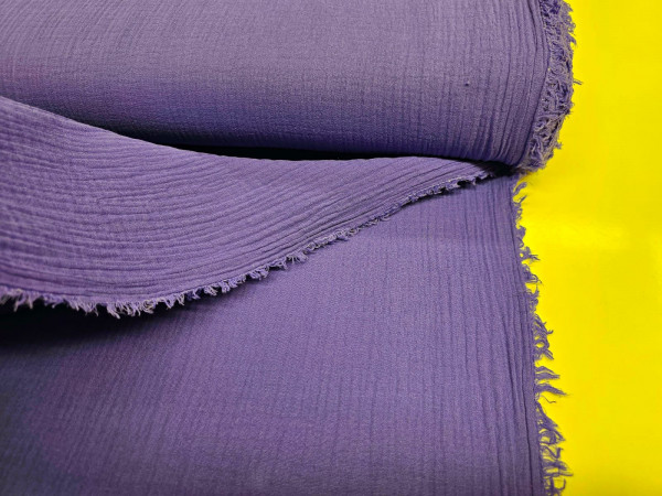 TETRA tkanina, dvoslojna- zelo lepa temno vijola