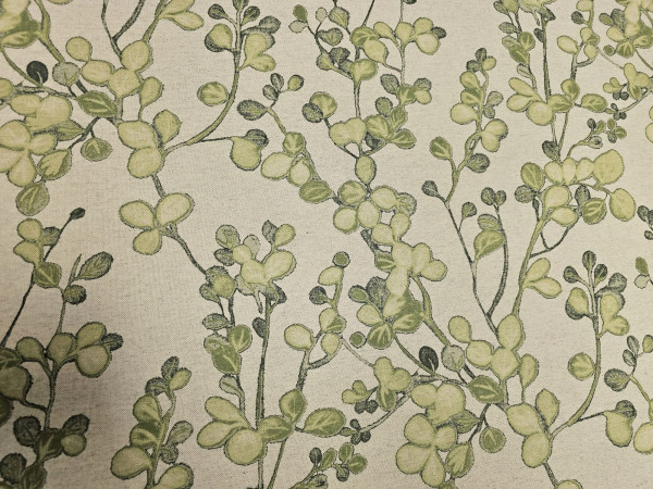 Impregniran dekor-zeleni razvejani listi na natur osnovi