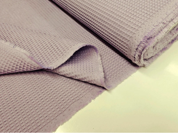 Vafel,bombažni,pike-zelo lepa svetlo vijolična