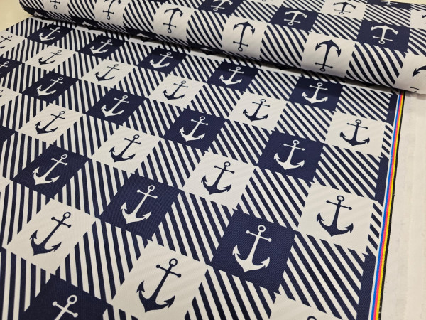 Outdoor waterproof - inpregniran, vodoodbojen, sidra v karo vzorcu