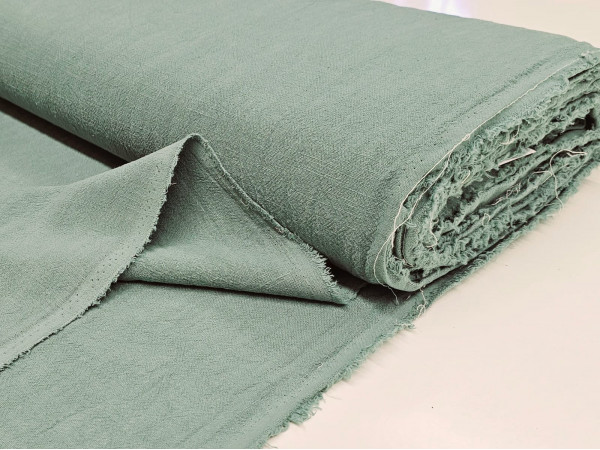 Ramija, ramia (kategorija lan)-sivkasto ledena s pridihom petrol ,stonewash, ZADNJI KOS