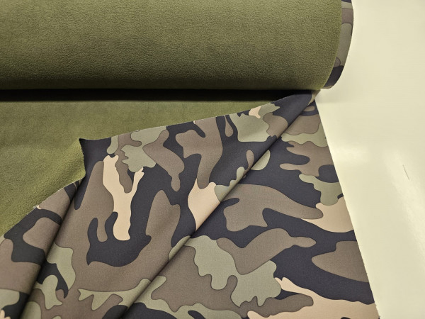 Softshell- vojaški vzorec