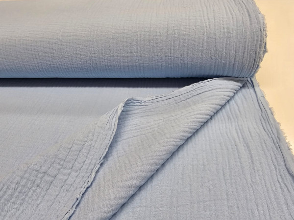 TETRA tkanina, dvoslojna- zelo lepa svetlo modra, baby blue