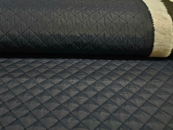 Prešita tkanina- temno modra