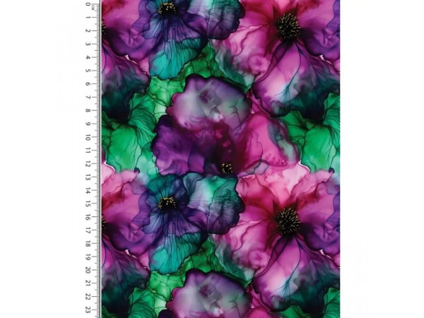 Bombažni jersey,digitalni, abstrakt- abstrakt vzorec