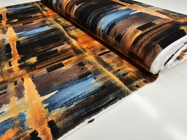 Težji kompakten jersey-rjavo, oranžen, črn jersey