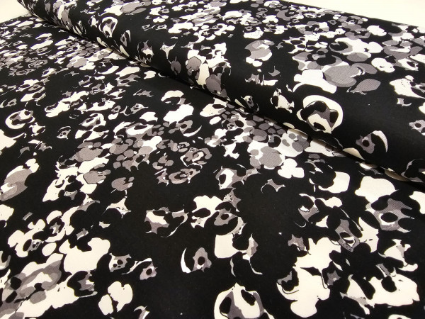 Težji kompakten jersey-črno bel jersey