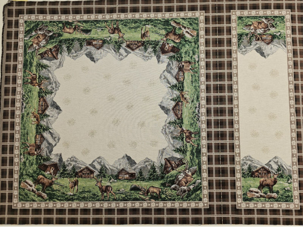 Dekor gobelin - lovski motiv, PANEL