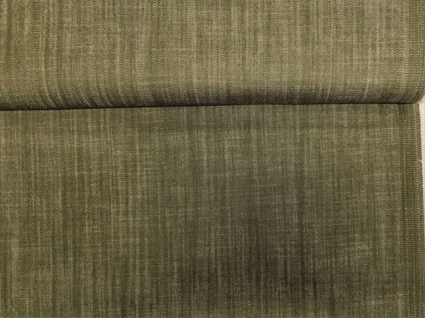 Jeans enobarvni, melirani, prožen -rjavkasto zelena, ZADNJI KOS