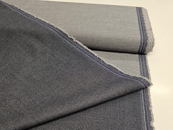 Jeans enobarvni, melirani, prožen - modro črna barva