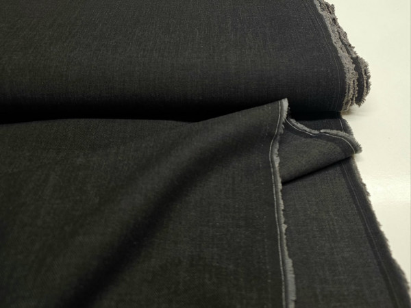 Jeans enobarvni, prožen - črna barva