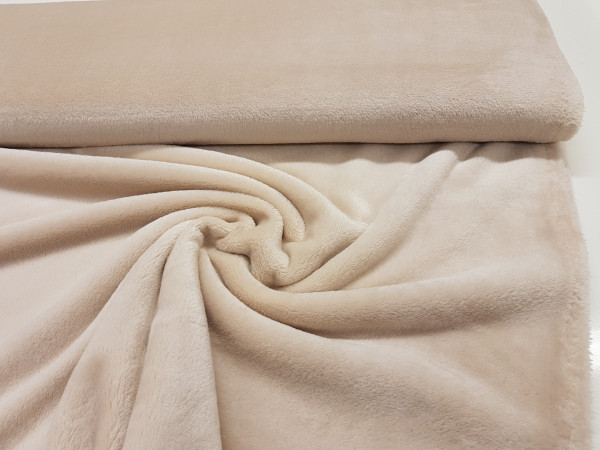 Velur coral-svetla bež bela kava