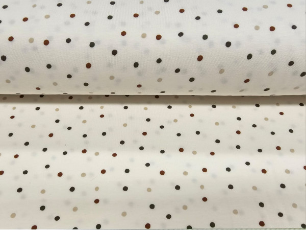 Otroški jersey- pisane pike, pikice na smetana osnovi, ZADNJI KOS