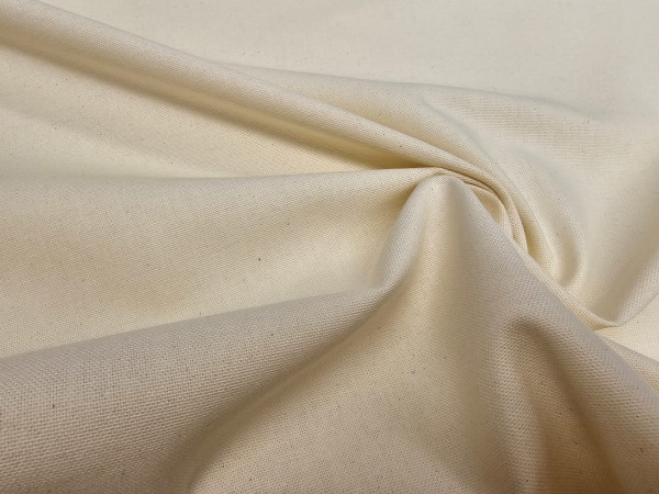 Bombažno platno, kompaktnejše- Panama natur, surova natur smetana, širina 140cm