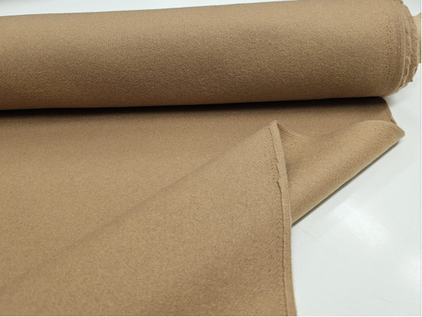 Velur za plašč, mešanica volne- kamelja barva