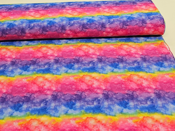 Bombažni jersey,digitalni- široke črte v močnih barvah