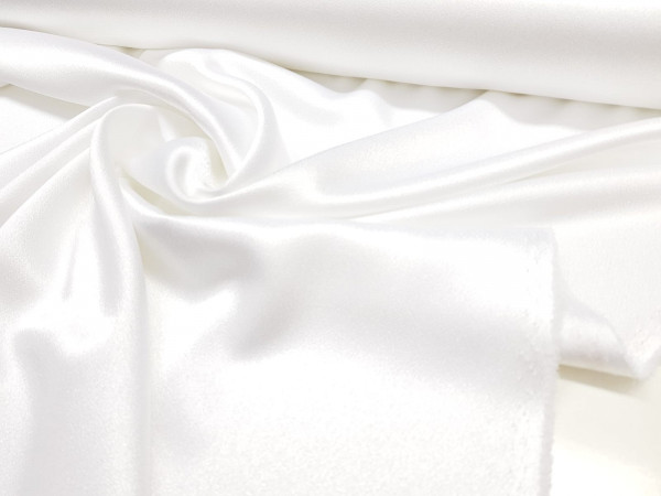 Saten cady  2000- snežno bela