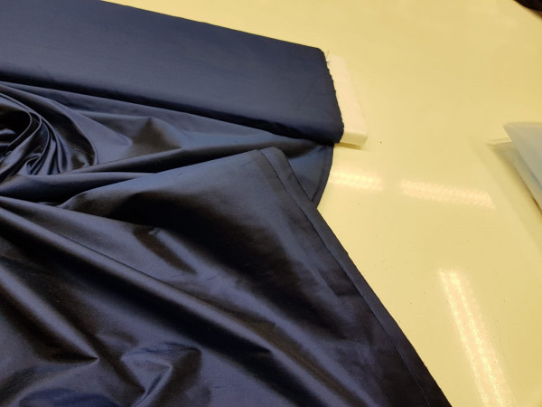 Svila šantung- modra