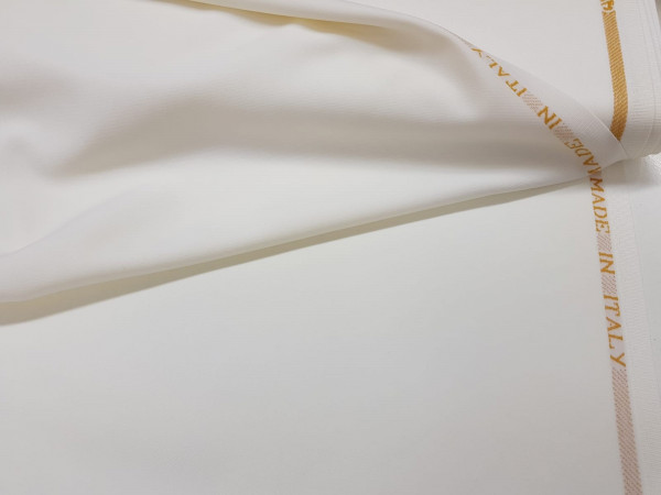 Volnena tkanina - zelo svetla smetana skoraj bela